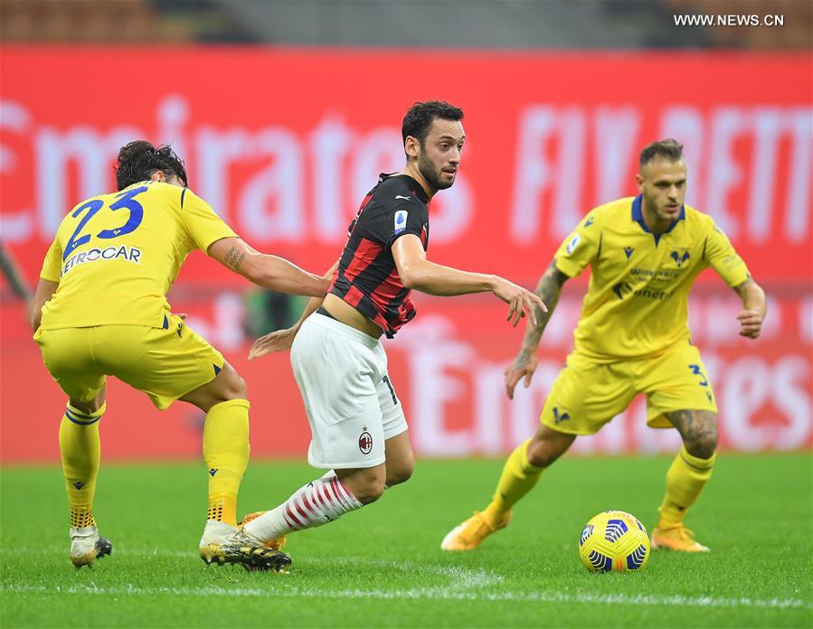 (SP)ITALY-MILAN-FOOTBALL-SERIE A-AC MILAN VS HLLAS VERONA