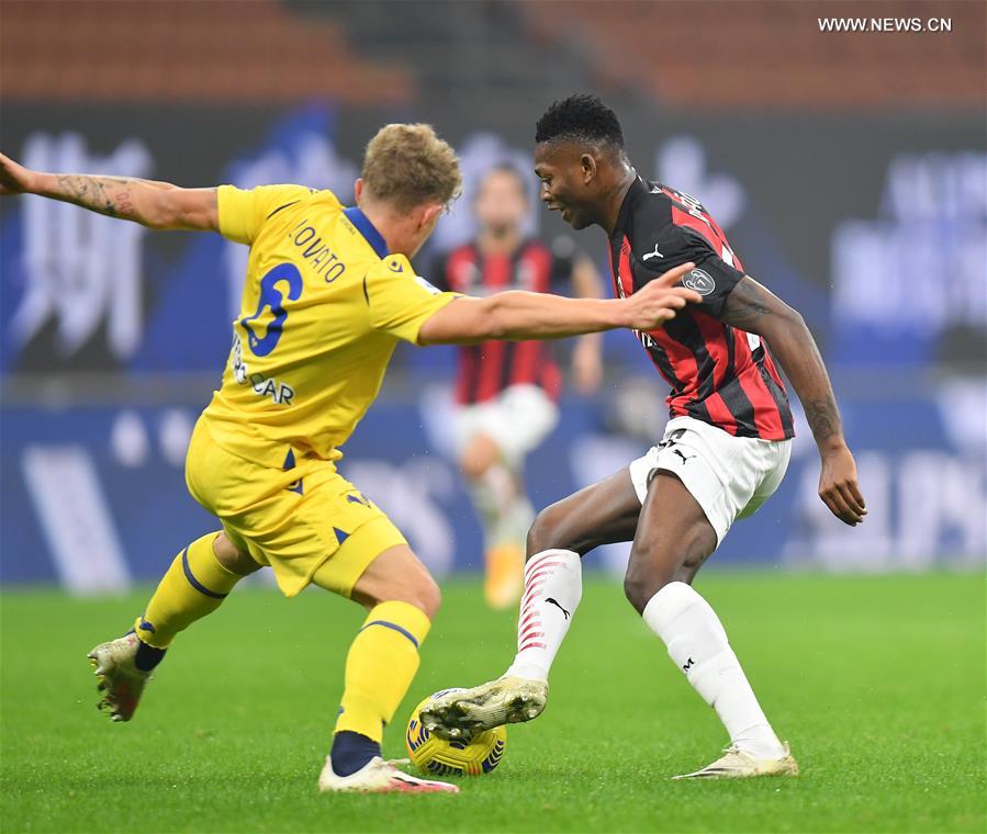 (SP)ITALY-MILAN-FOOTBALL-SERIE A-AC MILAN VS HLLAS VERONA