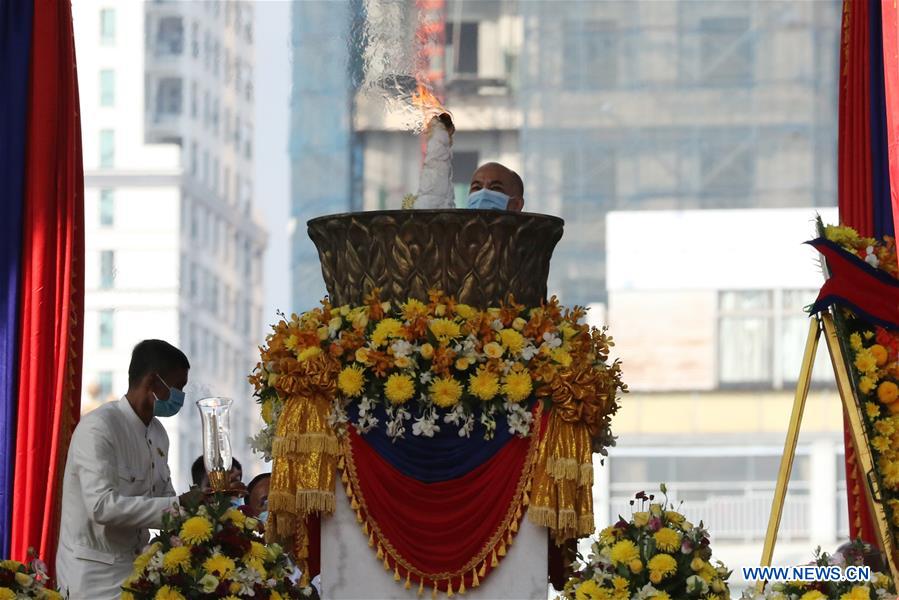 CAMBODIA-PHNOM PENH-KING-67TH ANNIVERSARY-INDEPENDENCE DAY