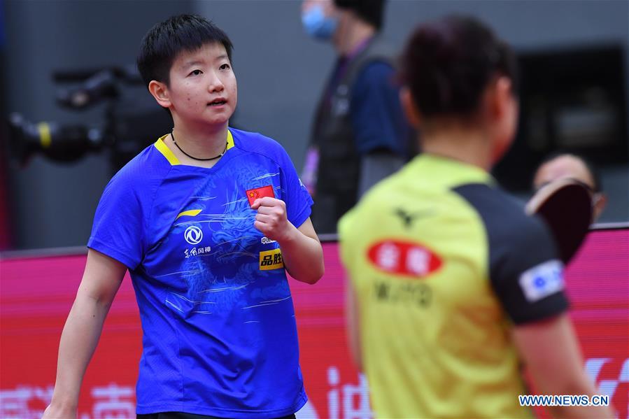 (SP)CHINA-WEIHAI-TABLE TENNIS-ITTF-WOMEN'S WORLD CUP (CN)