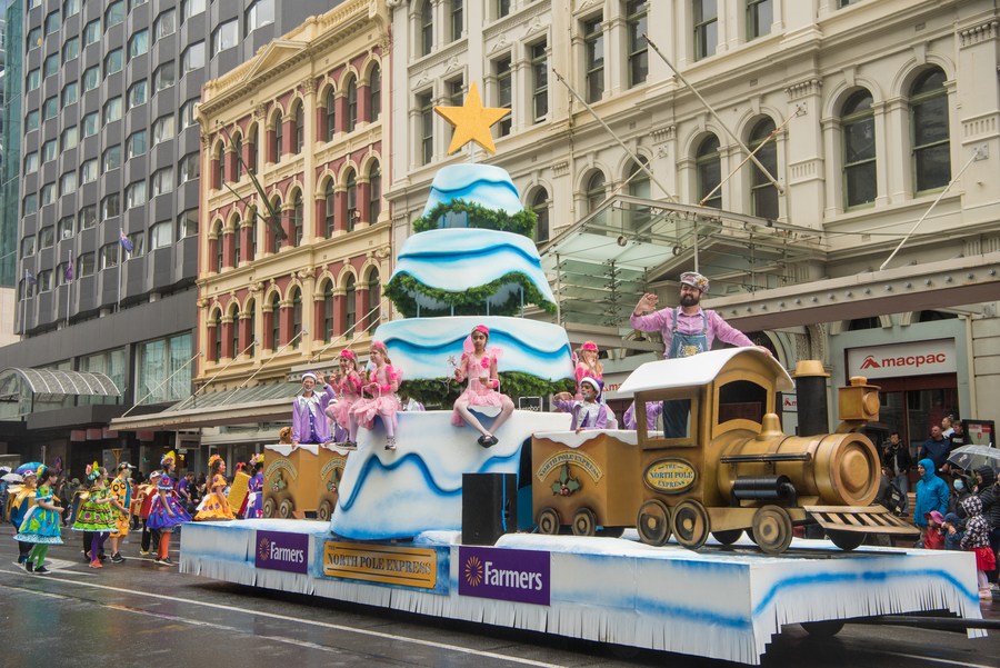 Annual Santa Parade held in Auckland, New Zealand Xinhua English