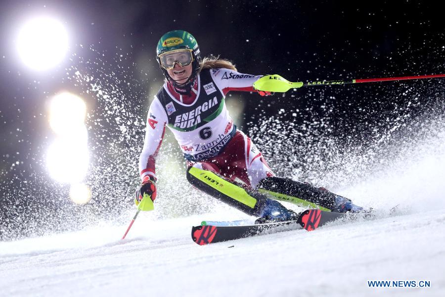 in pics: fis alpine ski women"s world cup slalom