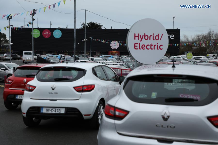 Ireland s new car sales in 2020 tumble nearly 26 pct Xinhua