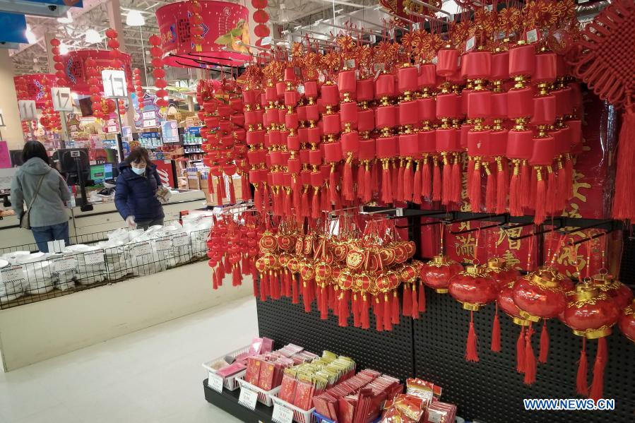 Businesses in Vancouver provide festive goods as Chinese Lunar New Year