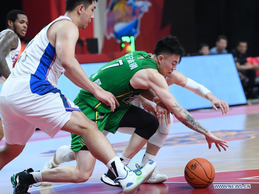 CBA league 5th round: Shenzhen vs. Qingdao - Xinhua