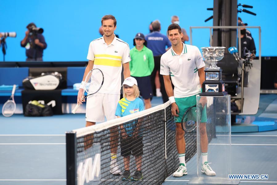 Mangle lægemidlet at tiltrække Highlights of men's singles final at Australian Open - Xinhua |  English.news.cn