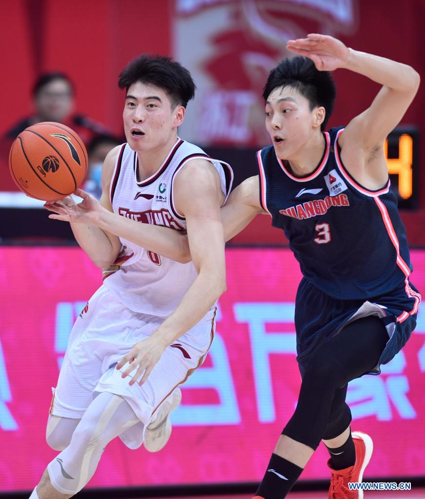 Highlights of CBA 28th round matches - Xinhua