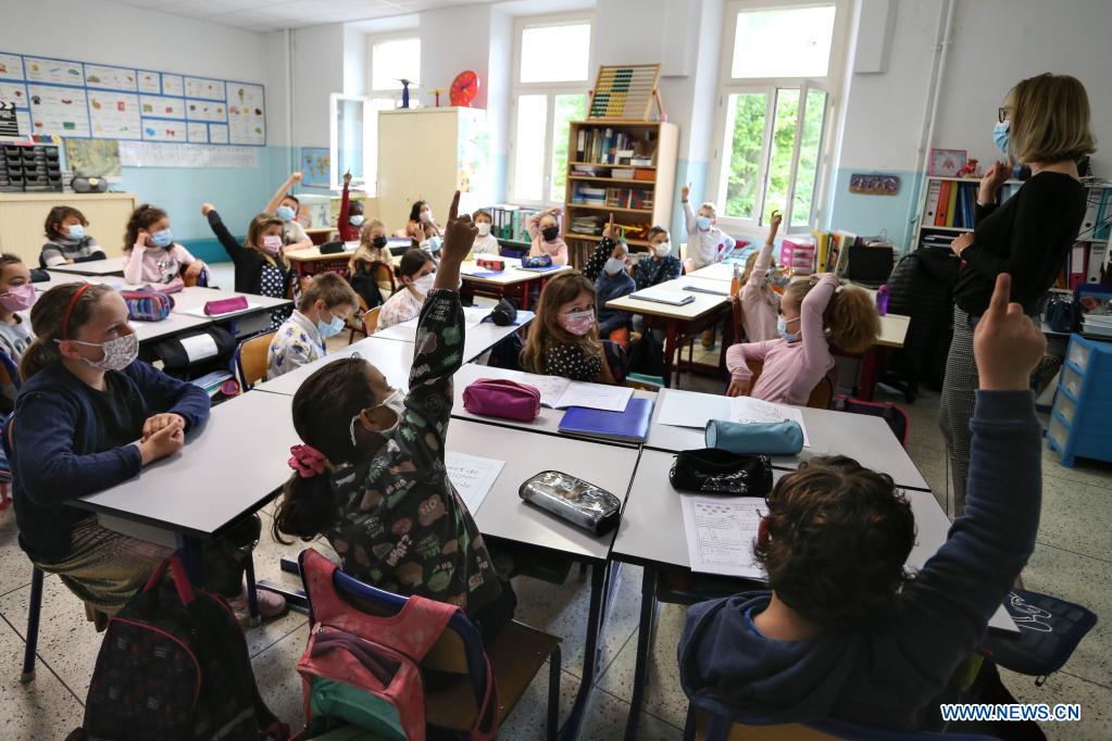 france-s-nurseries-primary-schools-reopen-xinhua-english-news-cn