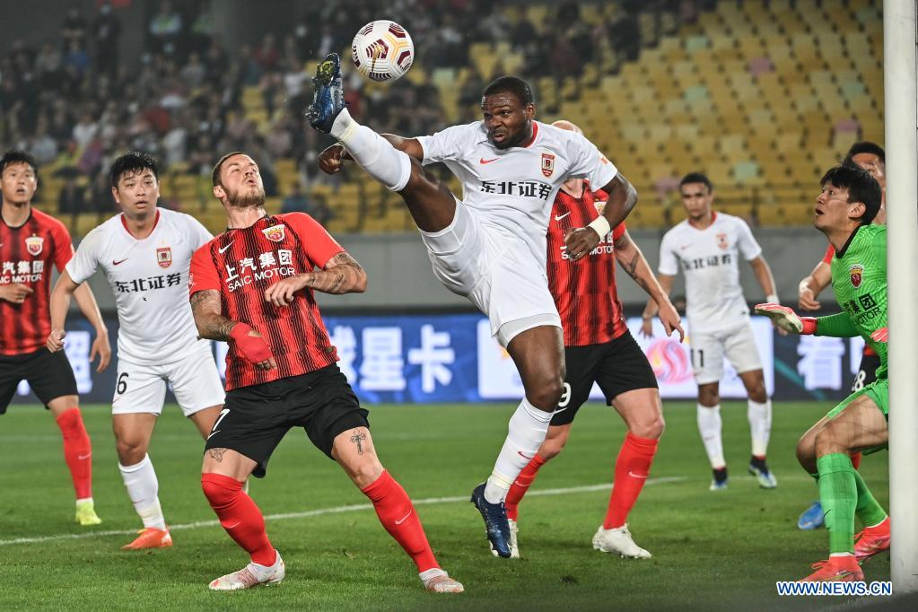 CSL match: Zhejiang vs. Dalian Pro-Xinhua