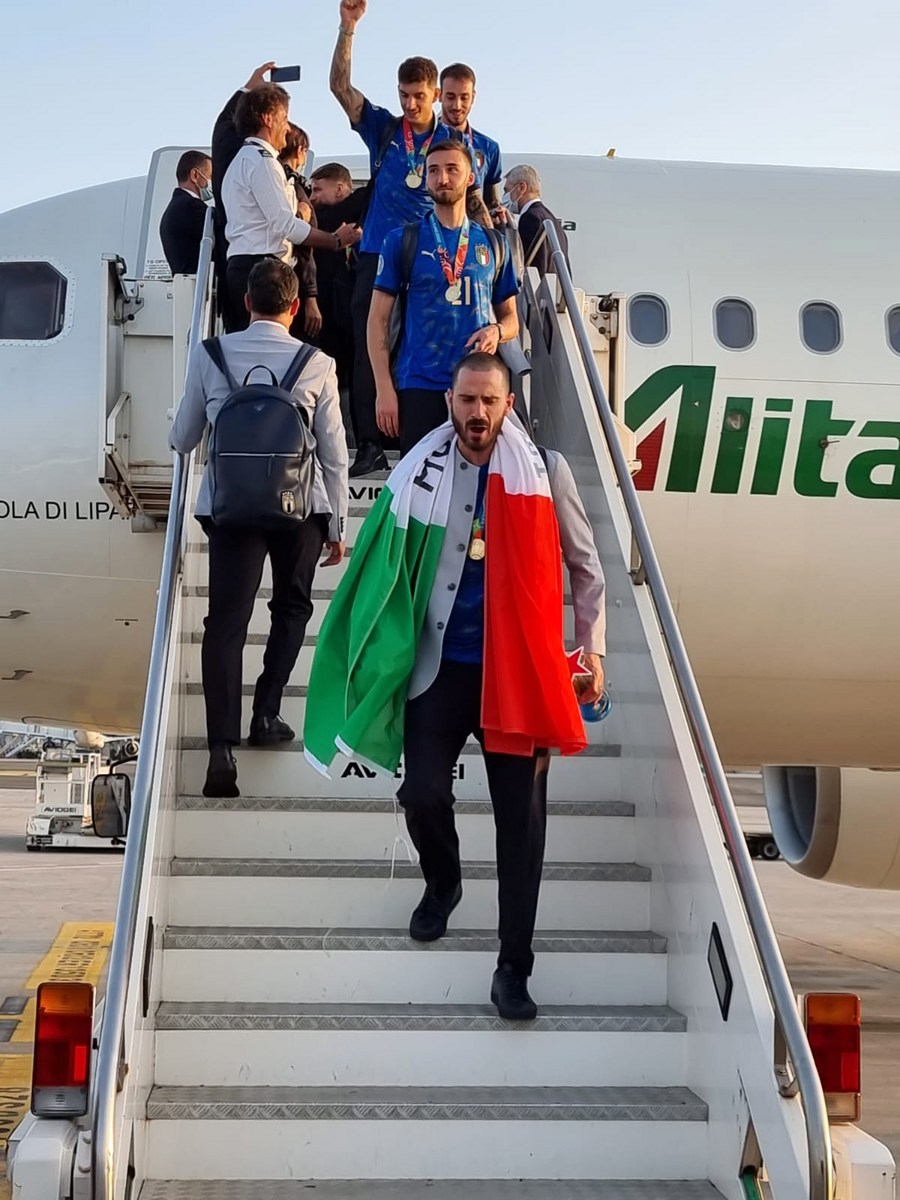 Feature Italy still celebrating Euro 2020 victory Xinhua