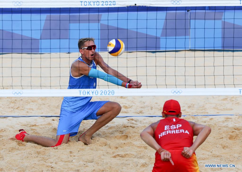 Highlights Of Men S Beach Volleyball Match At Tokyo 2020 Olympic Games
