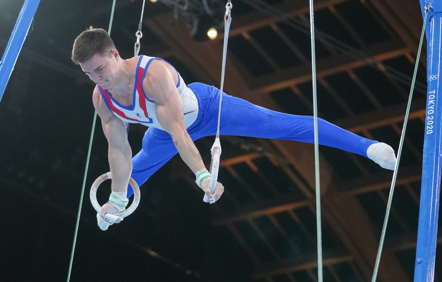 Russian Olympic Committee claims Olympic men's gymnastics team title -  Xinhua