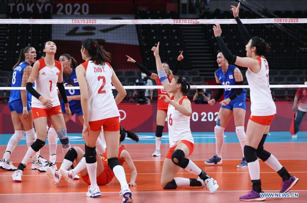 Defending Champions China Suffer Rd Straight Defeat In Olympic Women S Volleyball Xinhua