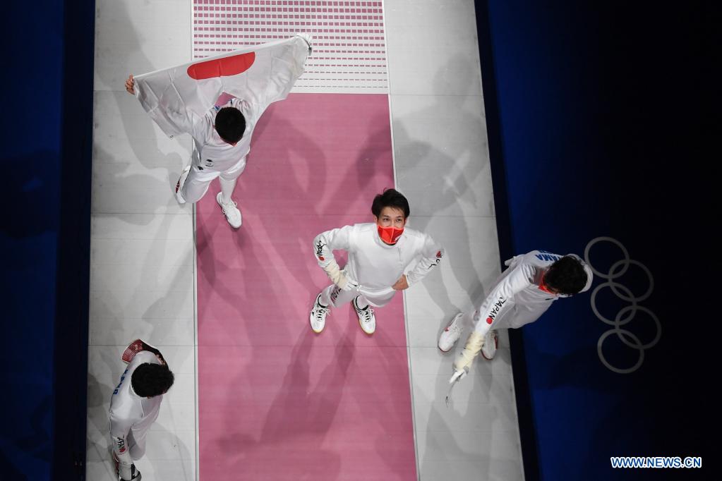 Japan wins first Olympic fencing gold at Tokyo 2020 Xinhua English
