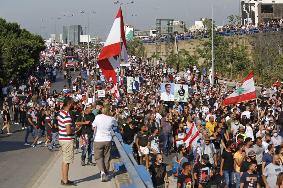 84 injured as protests turn violent in Lebanon s Beirut Xinhua