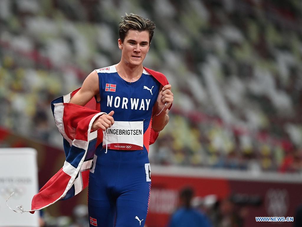 Ingebrigtsen of Norway wins men's 1500m at Tokyo Olympics Xinhua