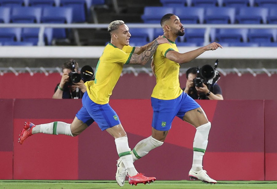 Brazil beat Spain in extra time to retain Olympic football gold