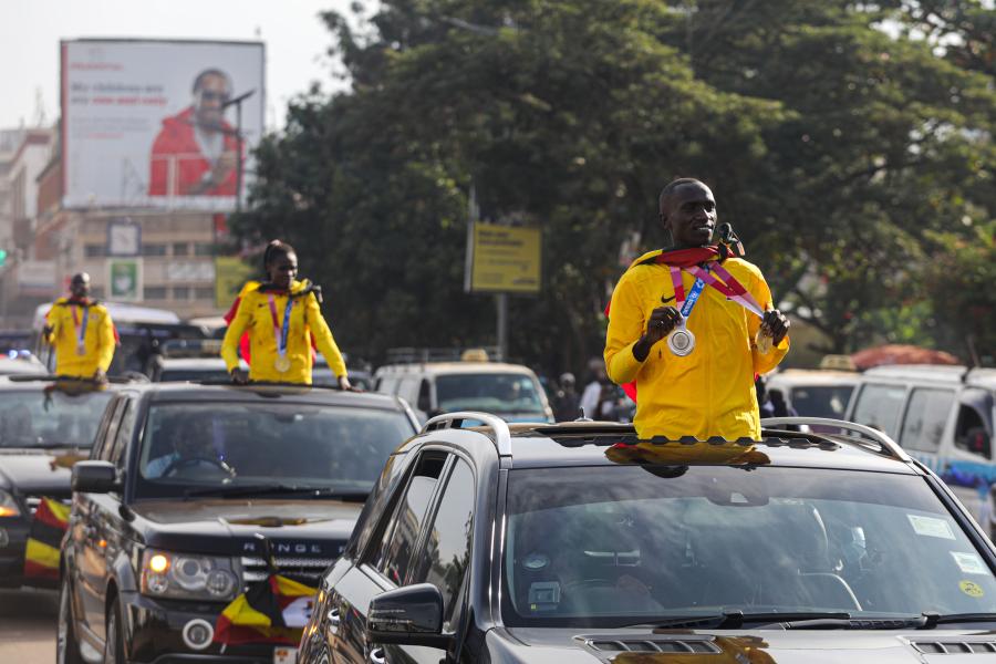 Uganda's Tokyo Olympic medal winners receive heroic home