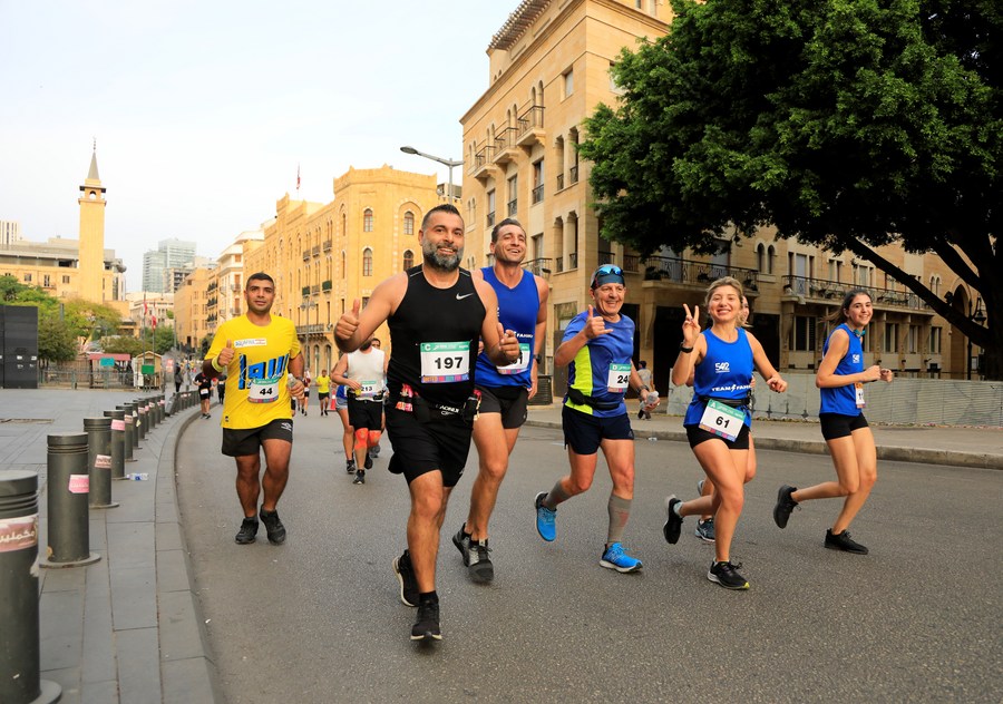 (Correction) Beirut Marathon attracts 7,000 runners amid crises in