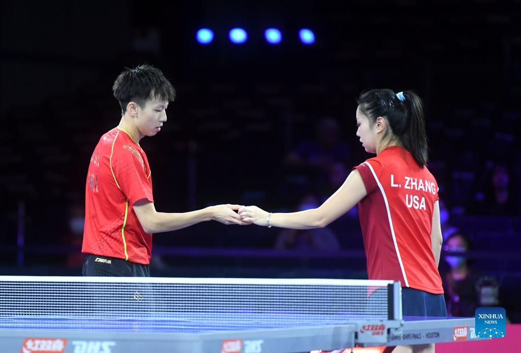 Chinese Paddlers Compete At 2021 World Table Tennis Championships ...