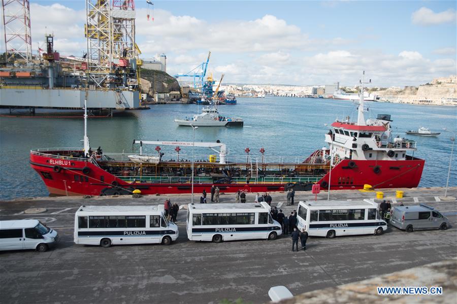 MALTA-SENGLEA-HIJACKED SHIP