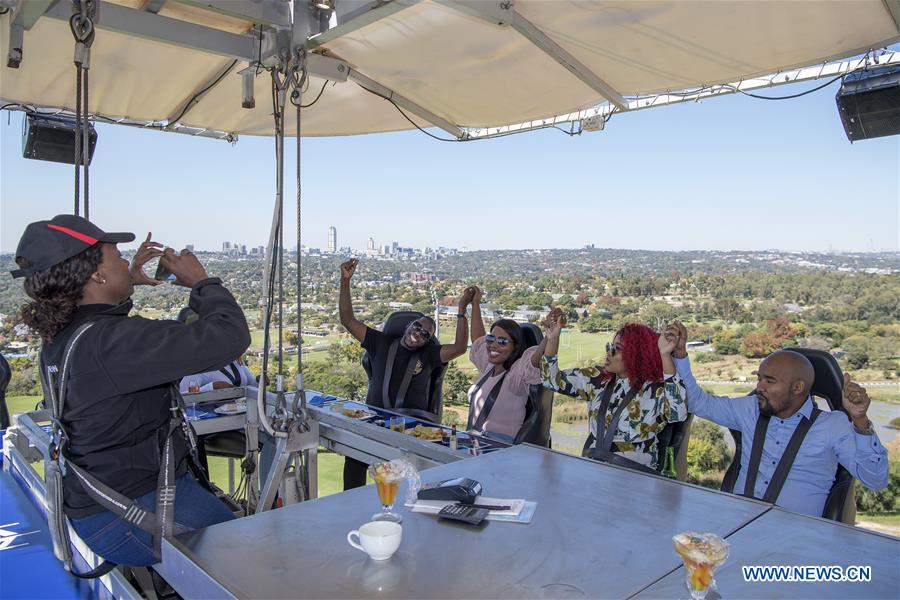 SOUTH AFRICA-JOHANNESBURG-SKY RESTAURANT