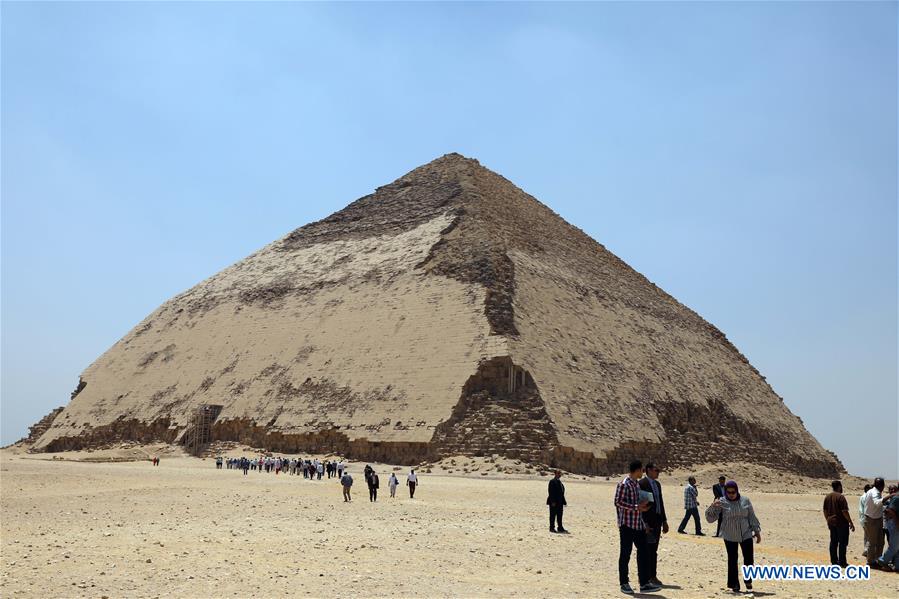 EGYPT-GIZA-BENT PYRAMID-OPENING