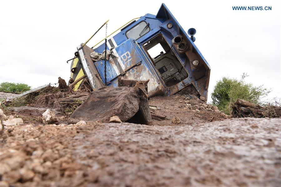 BOTSWANA-MAHALAPYE-TRAIN DERAILMENT