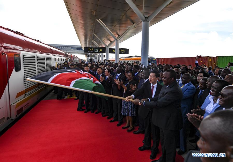 KENYA-NAIROBI-CHINA-WANG YONG-SGR-FREIGHT SERVICE-LAUNCHING