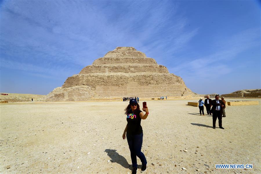 EGYPT-GIZA-STEP PYRAMID-RESTORATION-COMPLETION