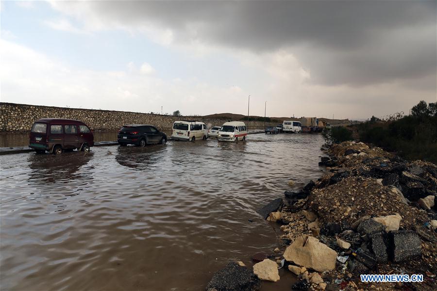 EGYPT-CAIRO-WEATHER-HEAVY RAIN