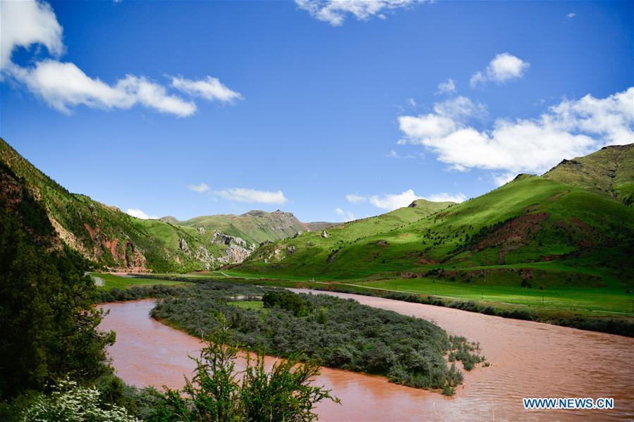 CHINA-QINGHAI-SANJIANGYUAN-VEGETATION COVERAGE-INCREASE (CN)