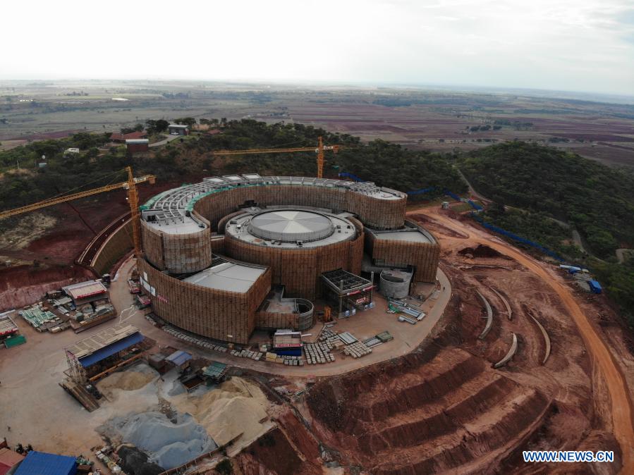 Zimbabwe's imposing new Chinese-funded parliament opens