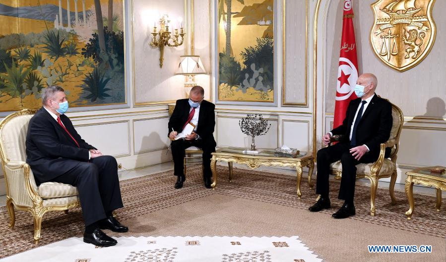 Tunisian President Receives Un Envoy To Libya Xinhua English News Cn