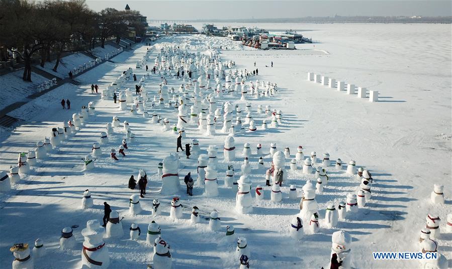 CHINA-HARBIN-SNOWMAN (CN)