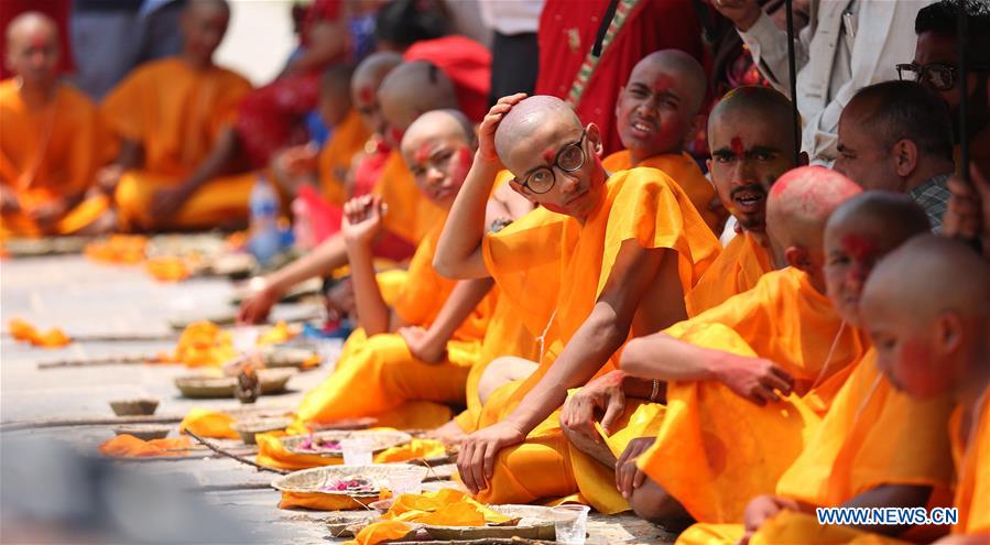 NEPAL-KATHMANDU-CULTURE-BRATABANDHA CEREMONY