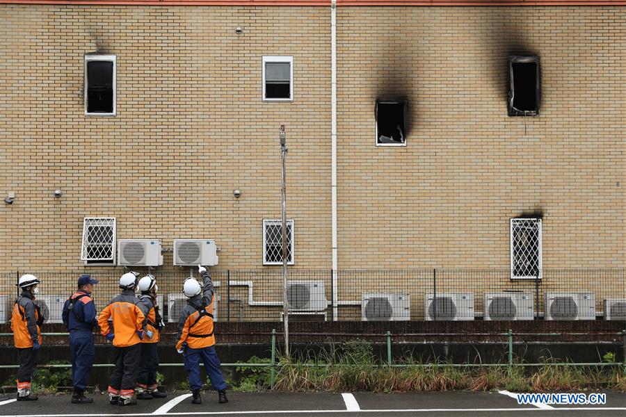 JAPAN-KYOTO-ANIME STUDIO FIRE