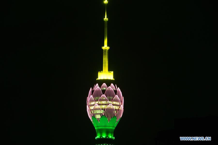 SRI LANKA-COLOMBO-LOTUS TOWER