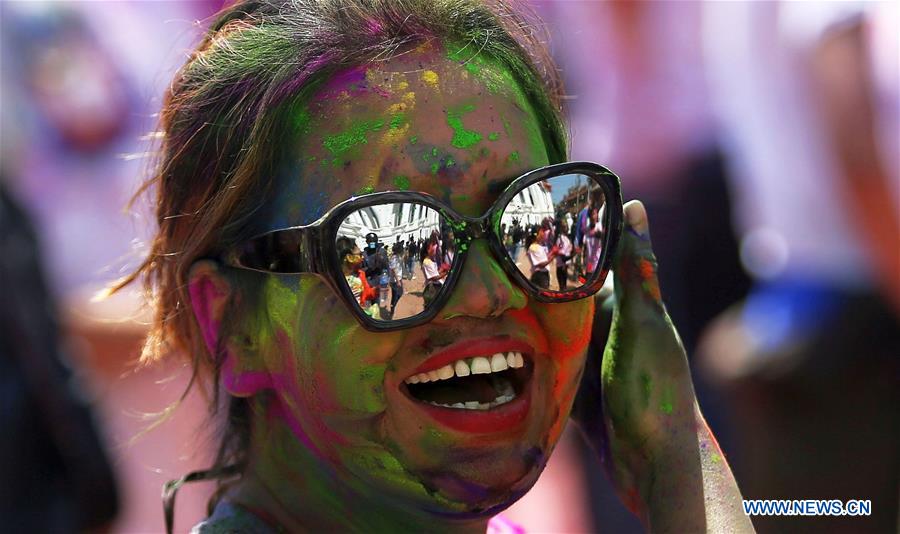 NEPAL-KATHMANDU-HOLI FESTIVAL