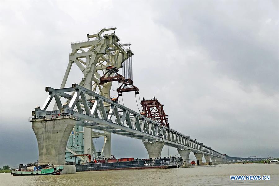 BANGLADESH-MUNSHIGANJ-CHINA-PADMA BRIDGE-CONSTRUCTION