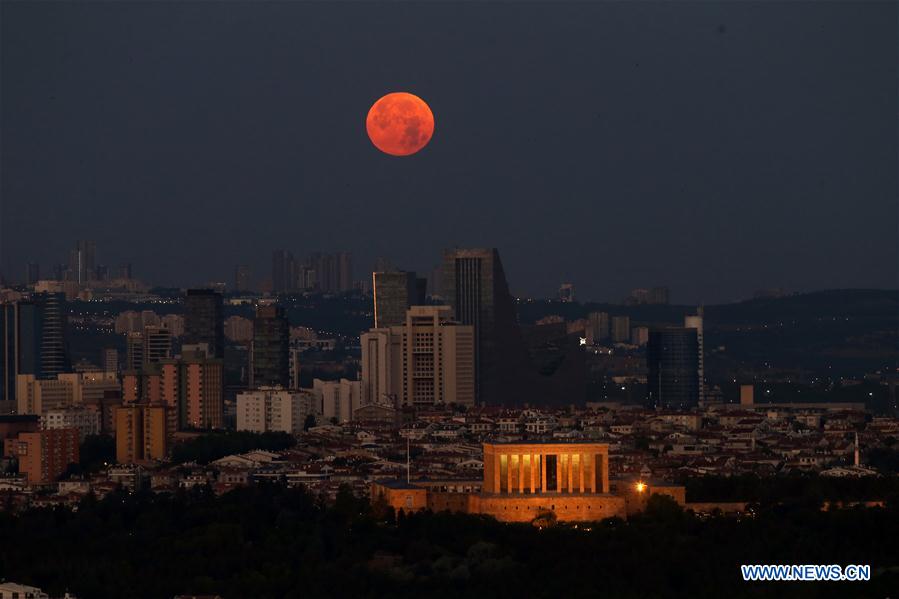 TURKEY-ANKARA-FULL MOON