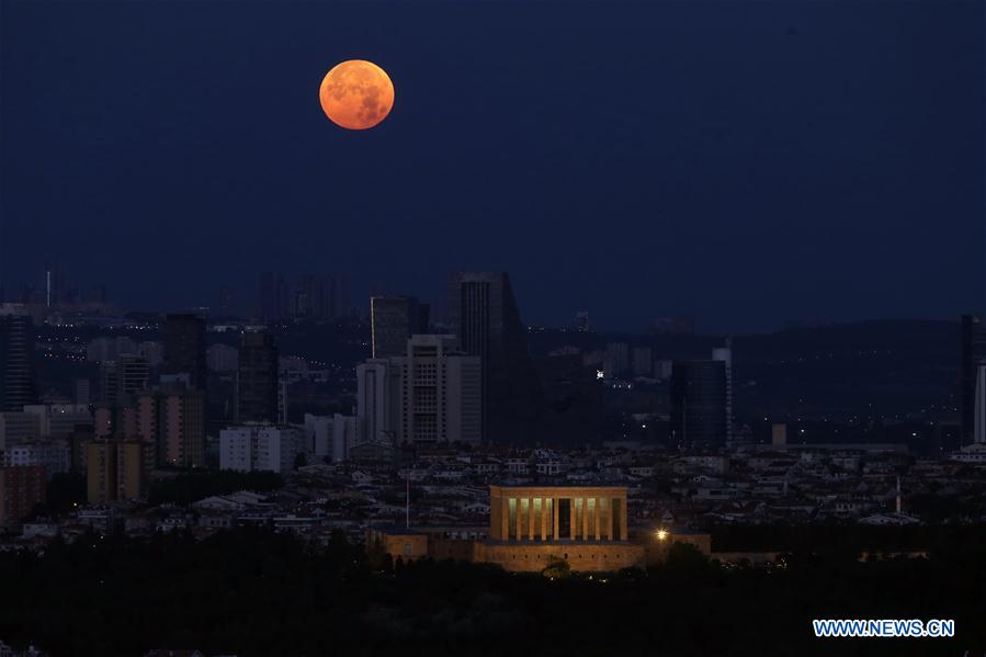 TURKEY-ANKARA-FULL MOON