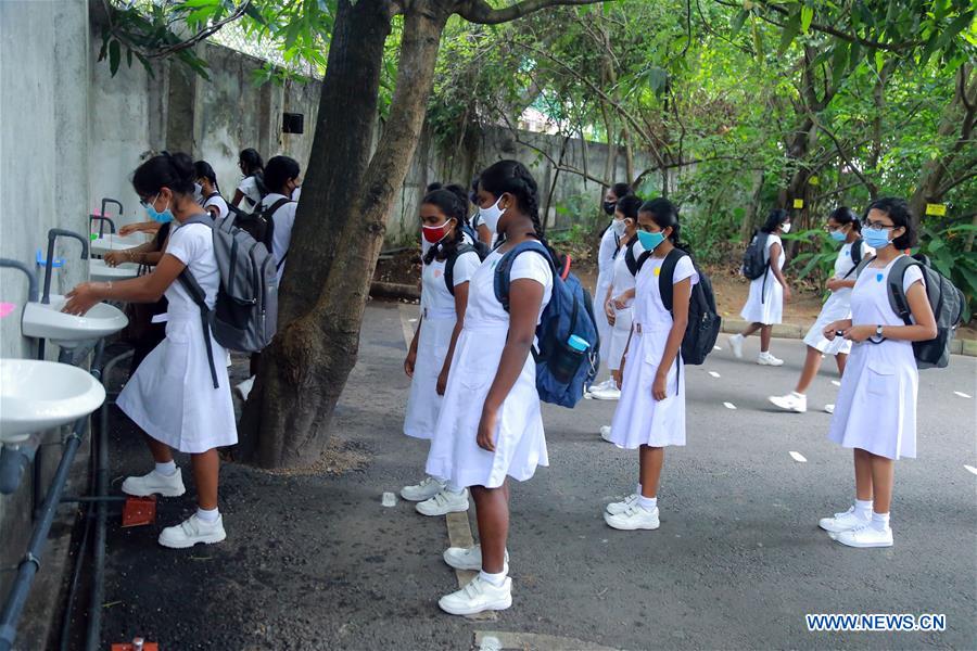 SRI LANKA-COLOMBO-SCHOOL-REOPENING