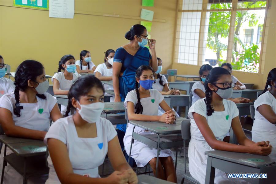 SRI LANKA-COLOMBO-SCHOOL-REOPENING