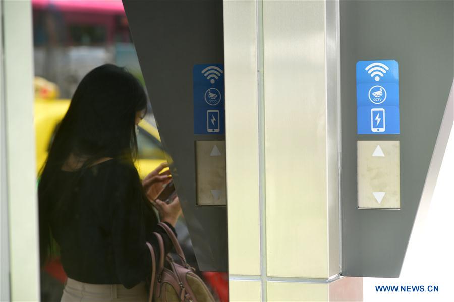 THAILAND-BANGKOK-SMART BUS STOP