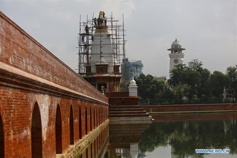 NEPAL-KATHMANDU-RANI POKHARI-RENOVATION