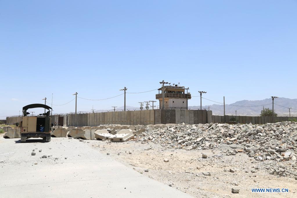 U.S., NATO forces evacuate largest military base in Afghanistan Xinhua English.news.cn