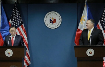 U.S. state secretary attends joint press conference with Philippine foreign affairs secretary