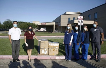 Chinese students donate PPE to U.S. hospitals through Texas school