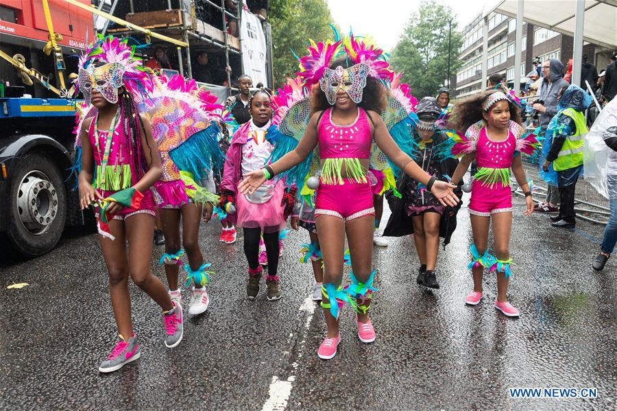 BRITAIN-LONDON-NOTTING HILL CARNIVAL-CHILDREN'S DAY PARADE